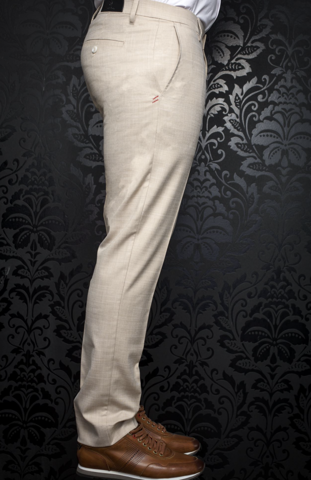 Pantalon Wesson-craig beige - AU NOIR  - - AU NOIR