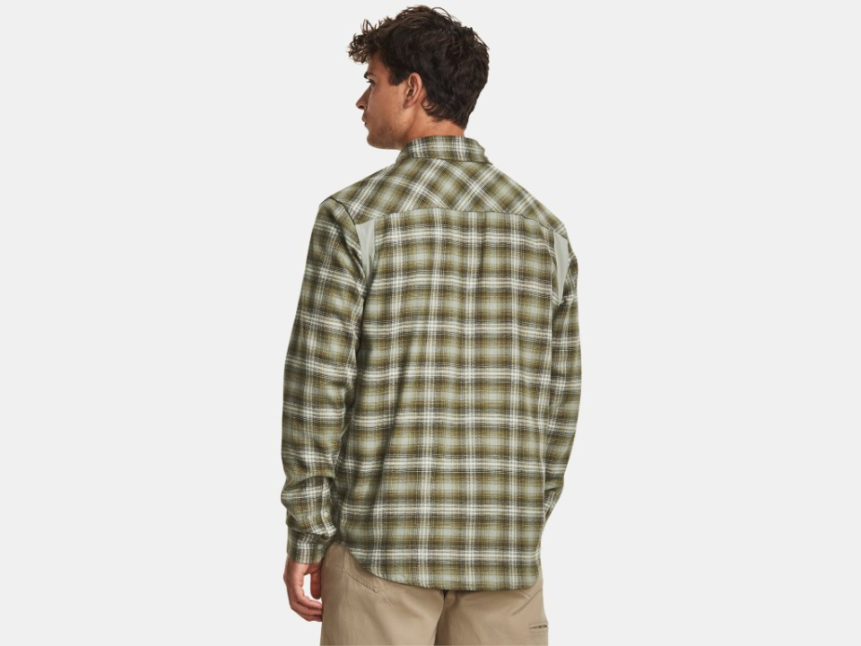 Chemise en flanelle kaki - UNDER ARMOUR  - 1372600 - Under Armour