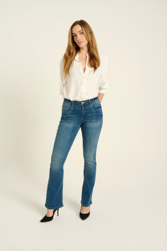Jean bootcut Amalie - CREAM