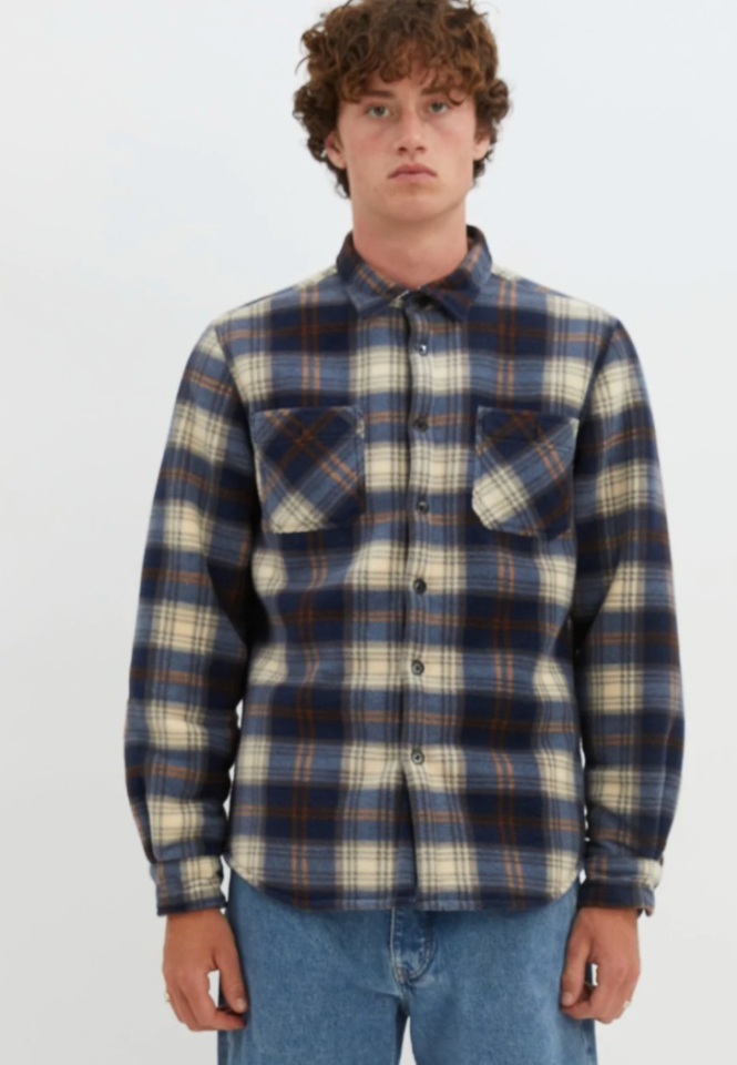 Chemise flanelle doublée pour homme - POINT ZÉRO  - - POINT ZERO