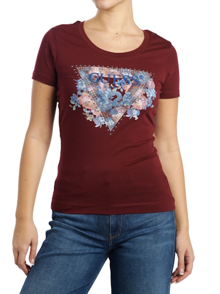 T-shirt Triangle Peony – GUESS - W5BI29J1314 - Guess