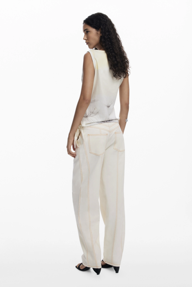 T-shirt nœud Dandelion - DESIGUAL 