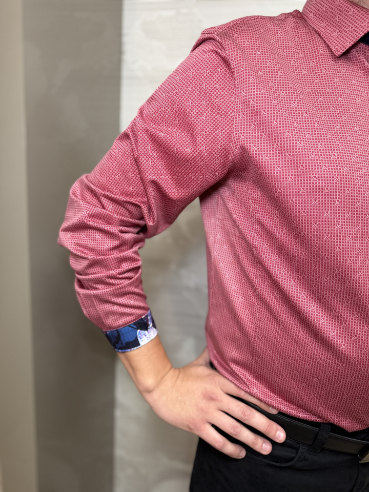 Chemise en tricot de jacquard Palma - AU NOIR