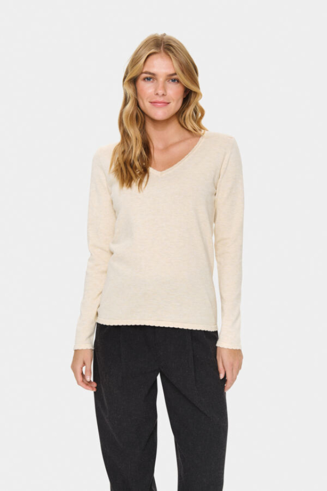Chandail Mila col en V – SAINT-TROPEZ
