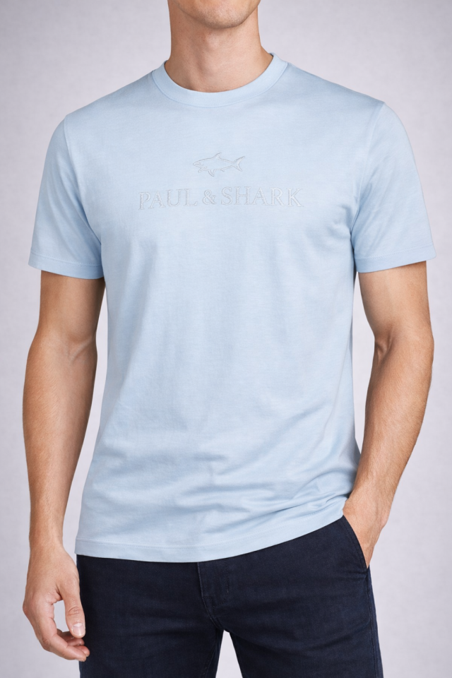 T-shirt XSoft avec logo brodé – PAUL & SHARK - 26411007-394 - Paul & Shark