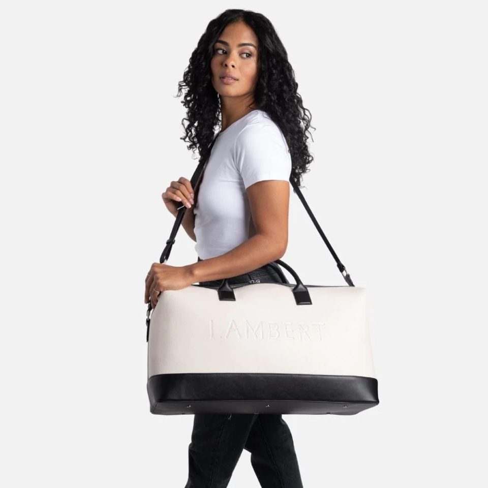 Sac de voyage en cuir vegan June - LAMBERT