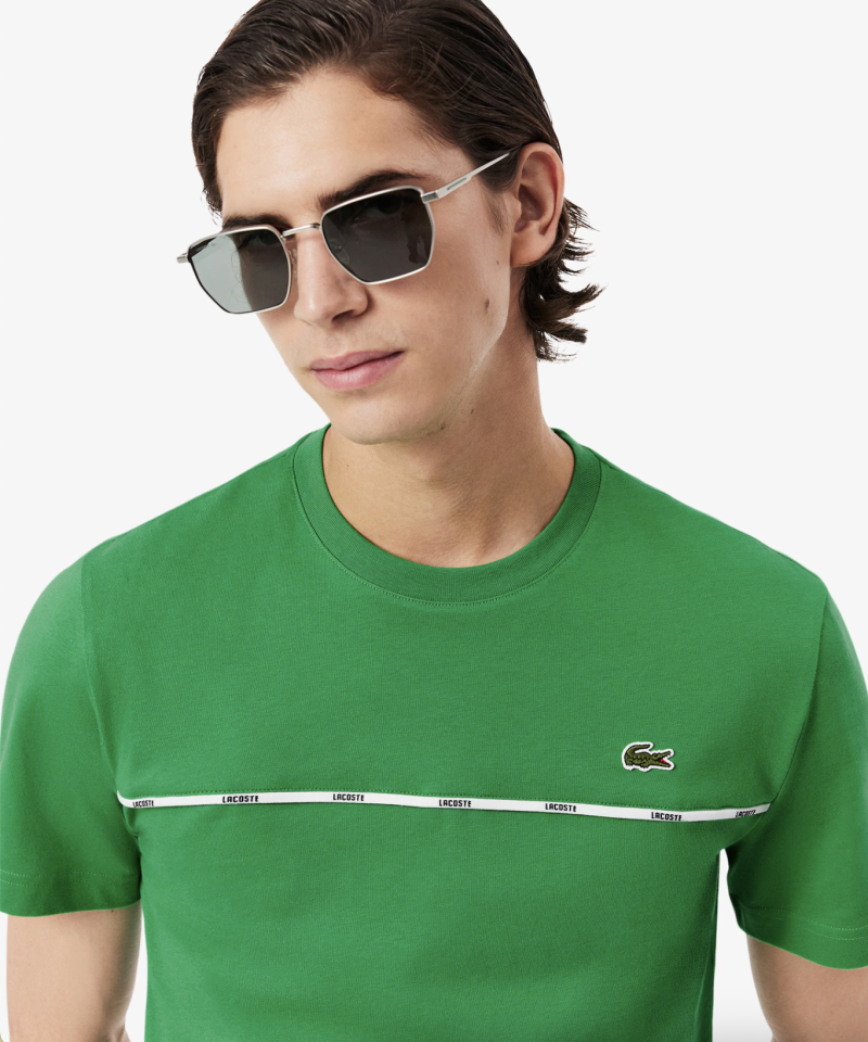 T-shirt en jersey de coton - LACOSTE