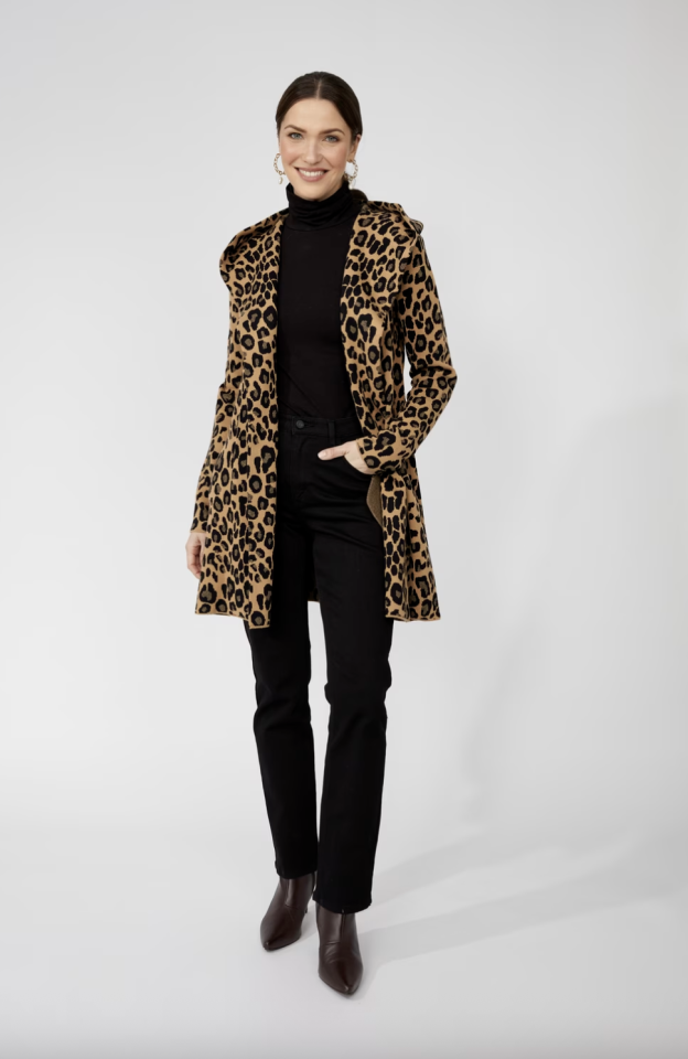 Cardigan imprimé Léopard – FRANK LYMAN