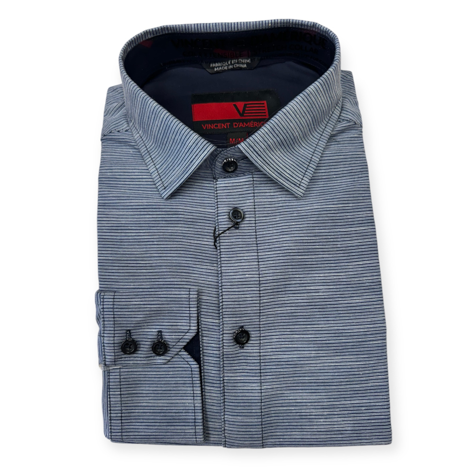 Chemise Pinstripe - VINCENT D'AMÉRIQUE - 121549 - Vincent d'Amérique