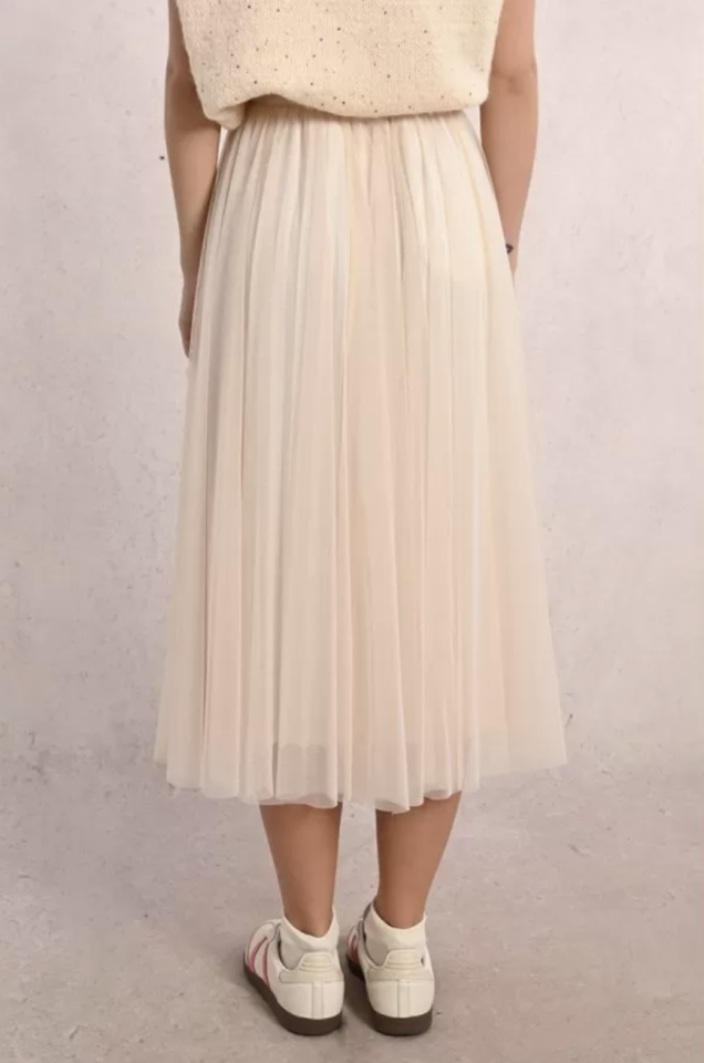Jupe longue plissée en tulle - MOLLY BRACKEN 