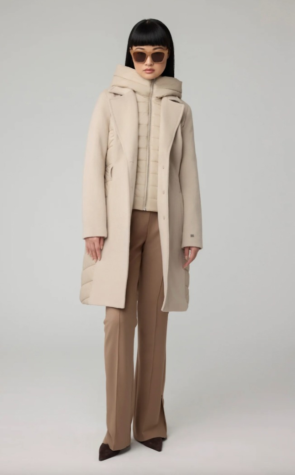 Manteau en laine mixte Adeline - SOIA & KYO 