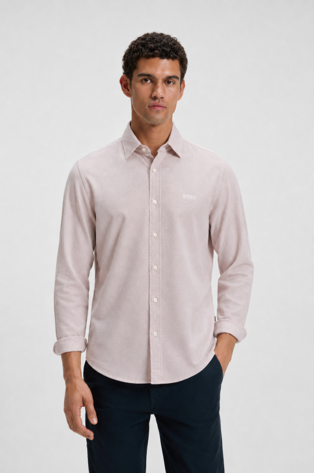 Chemise texturée Relegant – HUGO BOSS - 50565600-618 - Hugo Boss