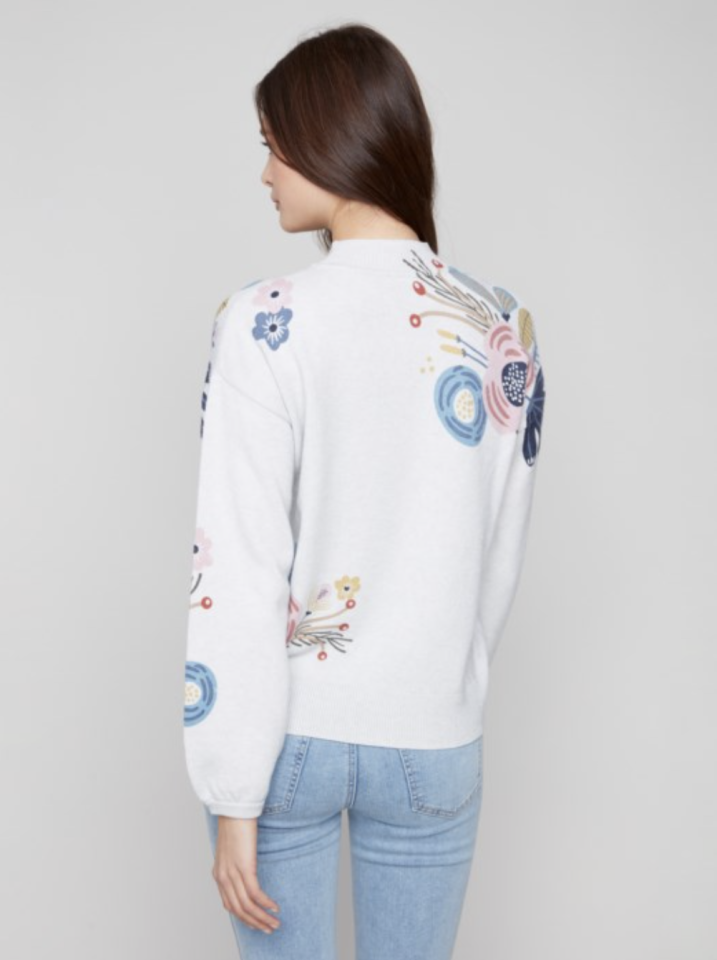 Chandail cozy fleurie - CHARLIE B 