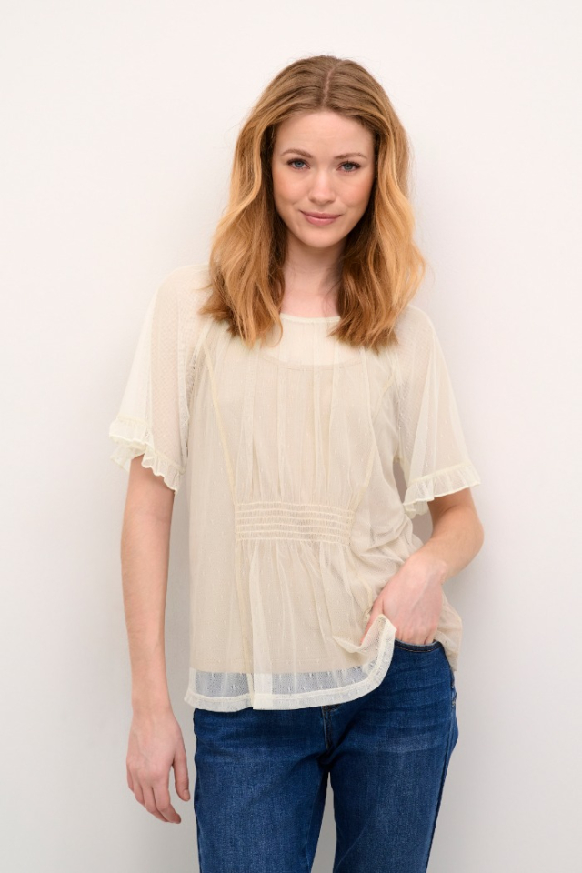 Blouse Larnis - CREAM - 10612682 - CREAM