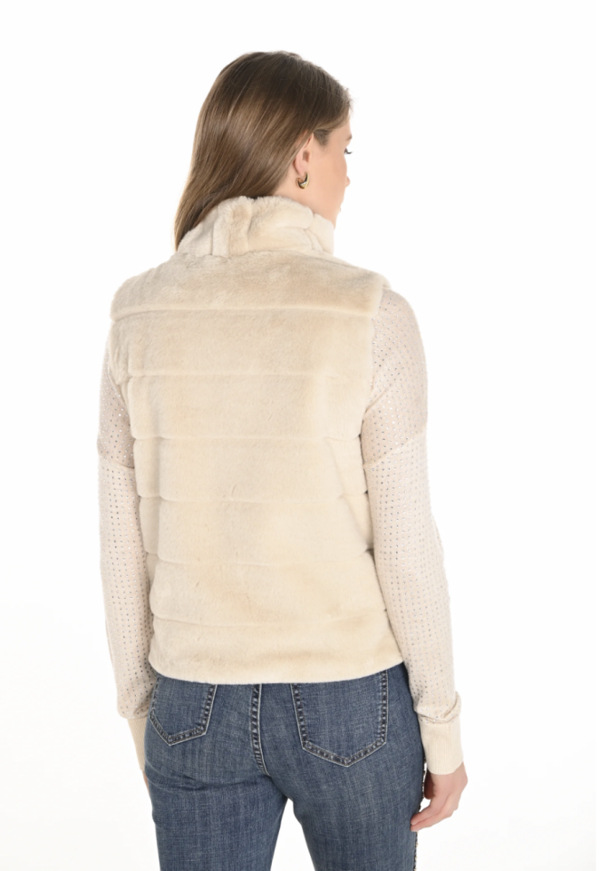 Veste sans manches en fausse fourrure – FRANK LYMAN