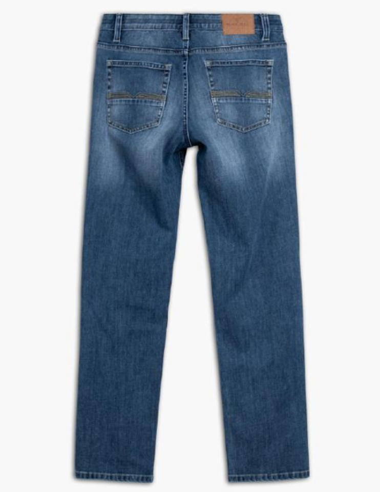 Jean David taille mi-basse coupe décontractée - BLACKBULL