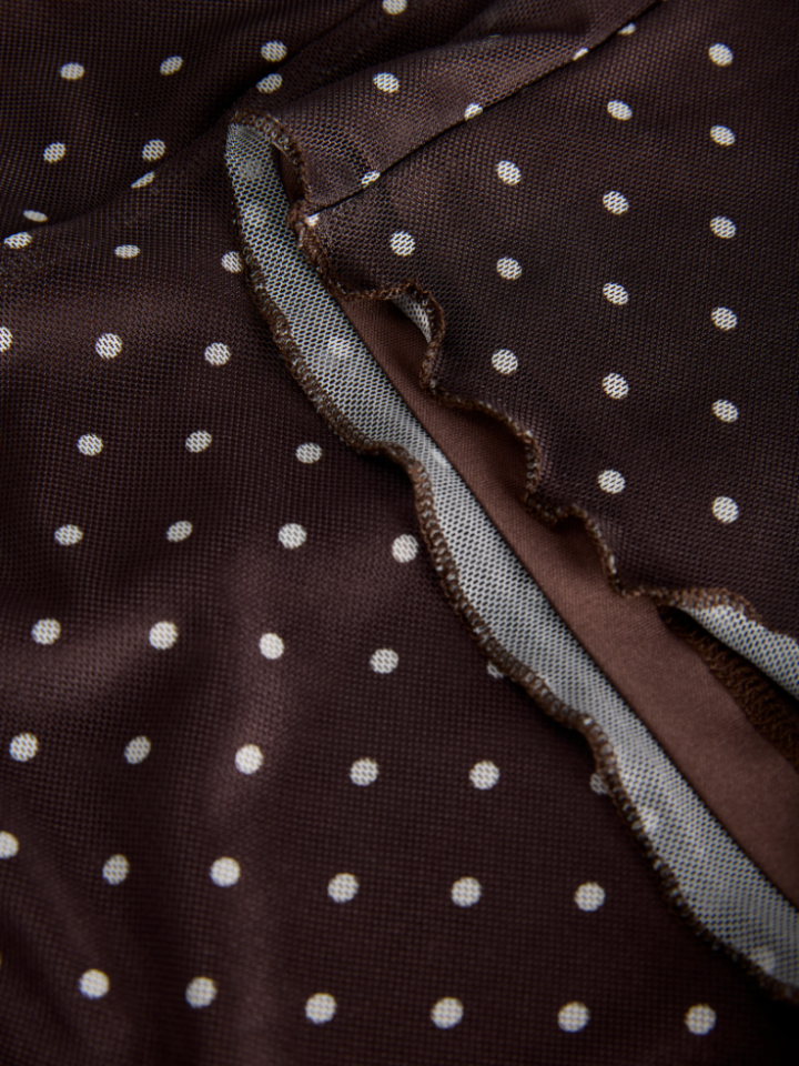 Haut Elvira en mesh sans manches avec foulard – JJXX