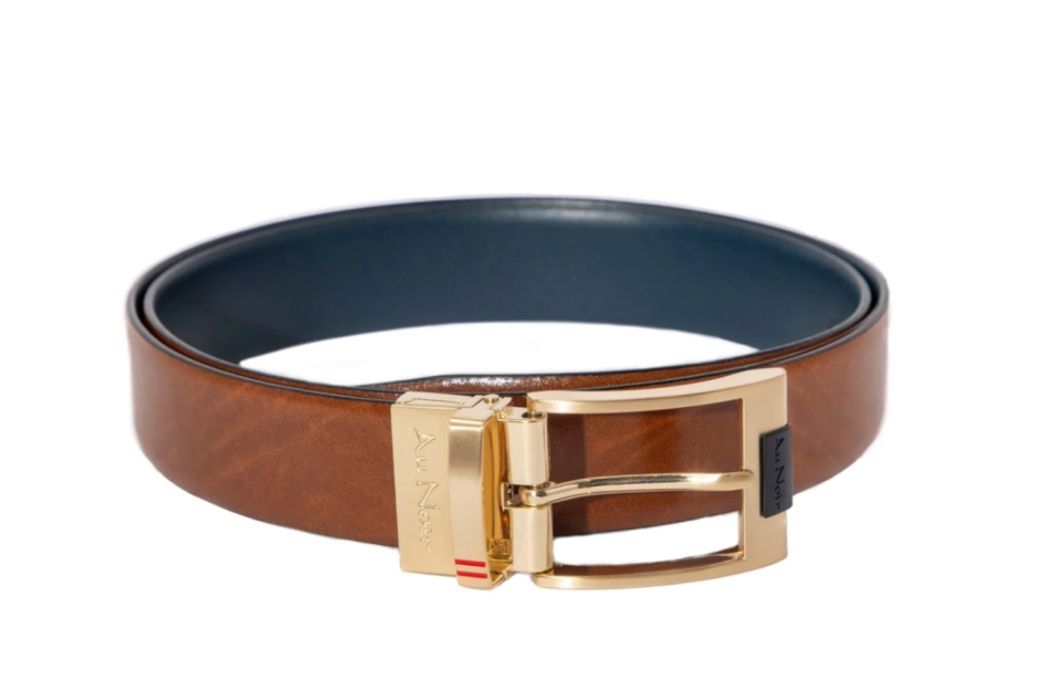 Ceinture réversible Desoto à boucle or - AU NOIR - DESOTO - AU NOIR