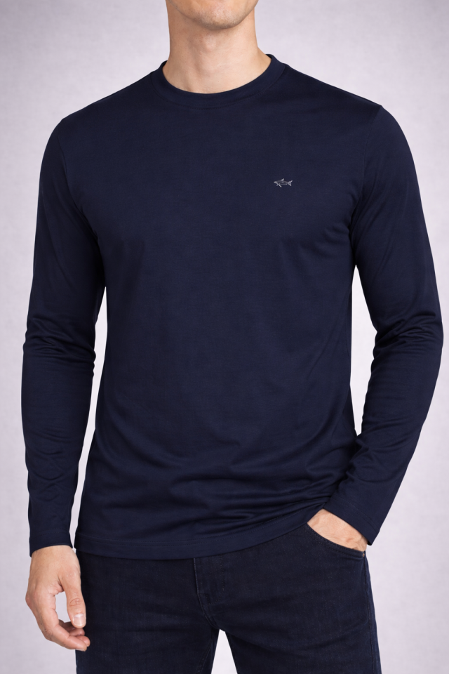 Chandail en jersey en coton double mercerisé – PAUL & SHARK - 26411018-50F - Paul & Shark