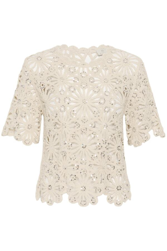 Top Callista tricot à sequins – KAFFE