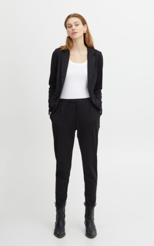 Pantalon confort kate long - ICHI - 20105036 - ICHI