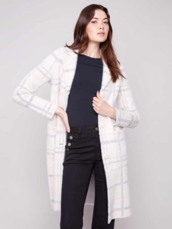 Cardigan à boutons - CHARLIE B - C6326R - Charlie B
