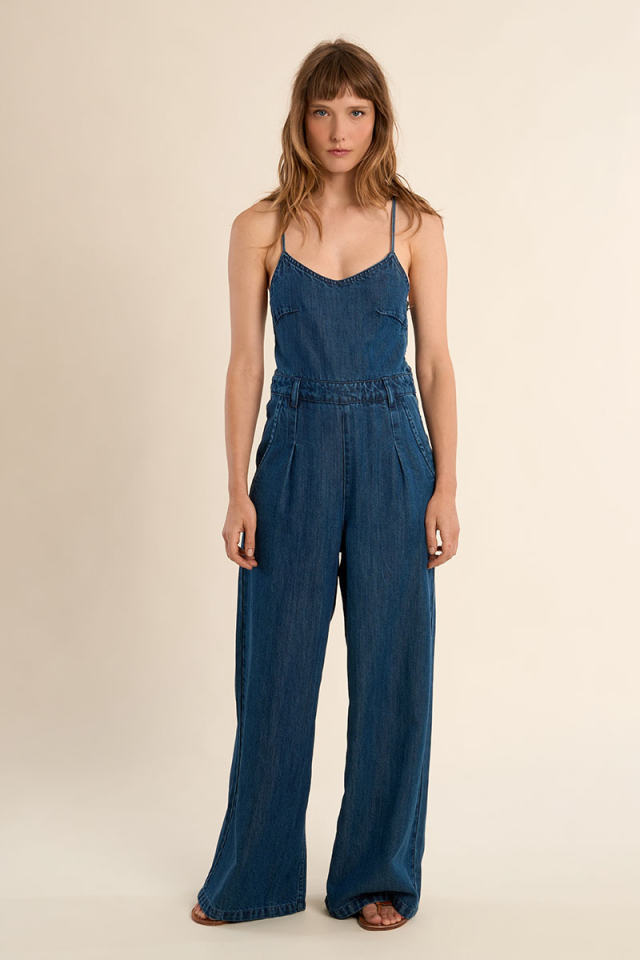 Jumpsuit denim - MOLLY BRACKEN 