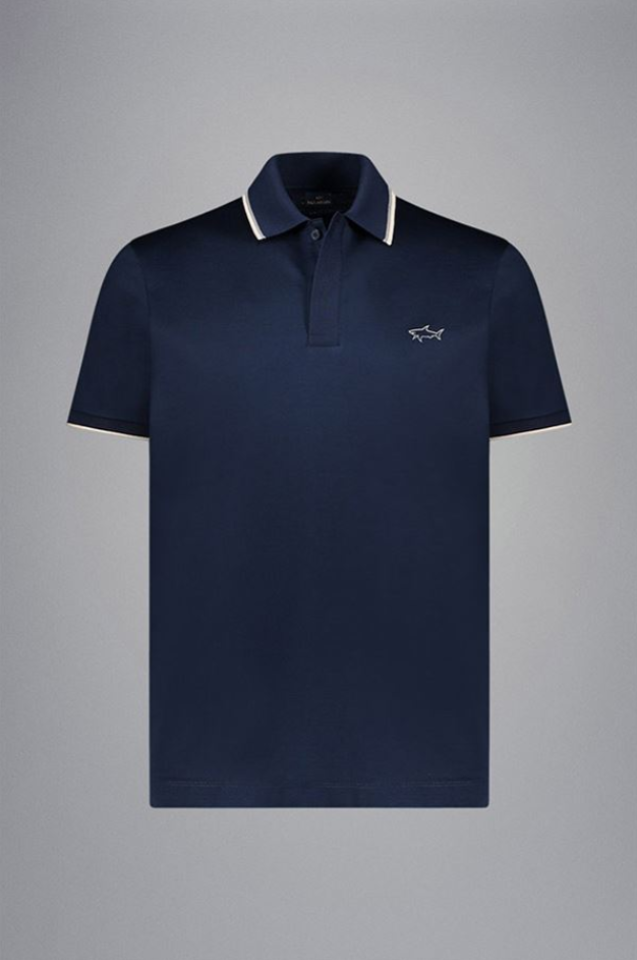 Polo en jersey de coton double mercerisé – PAUL & SHARK
