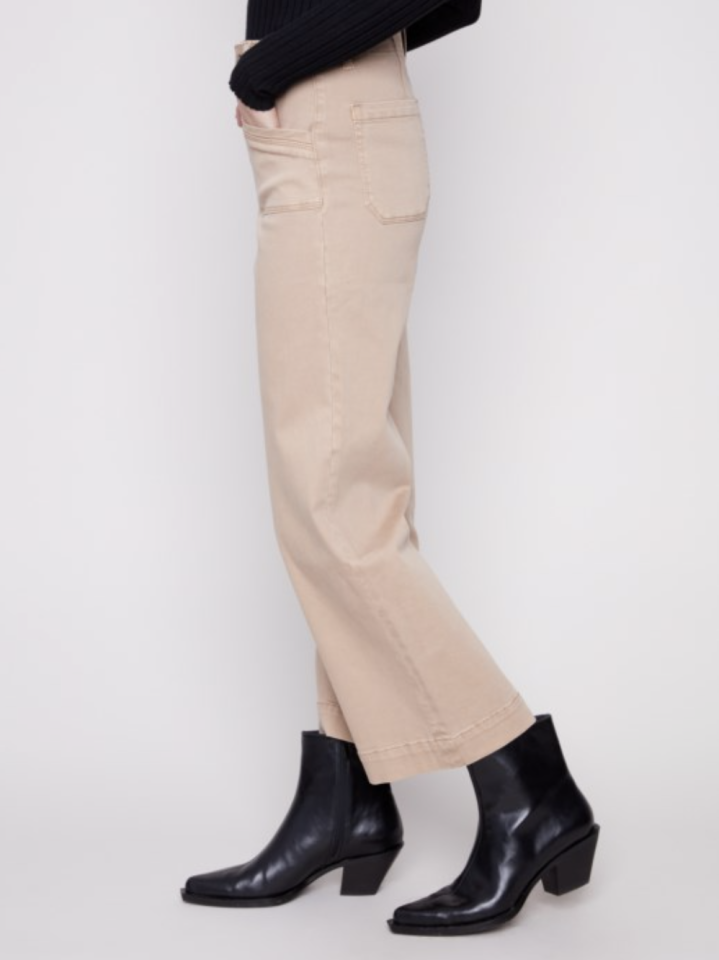 Pantalon court jambe large - CHARLIE B 