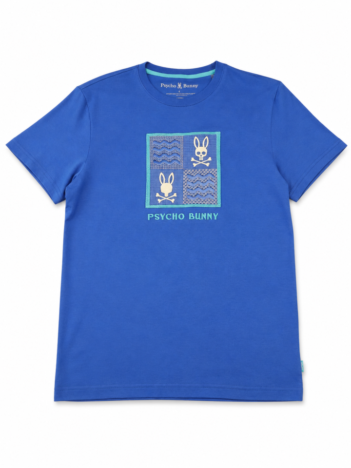 T-shirt Colin imprimé graphique – PSYCHO BUNNY - MT0200277 - Psycho Bunny
