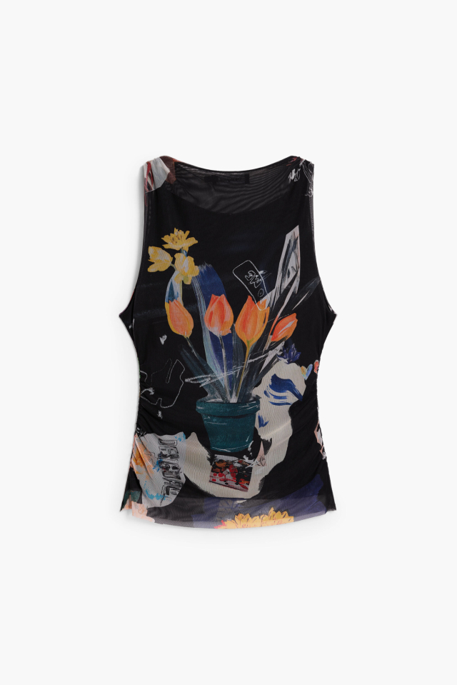 T-shirt Tulle Floral – DESIGUAL