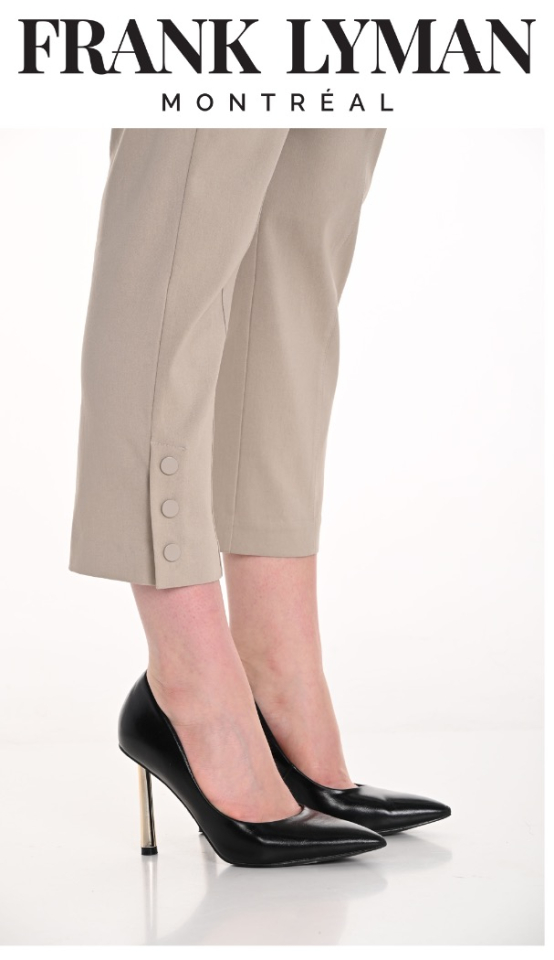 Pantalon à taille élastique - FRANK LYMAN 