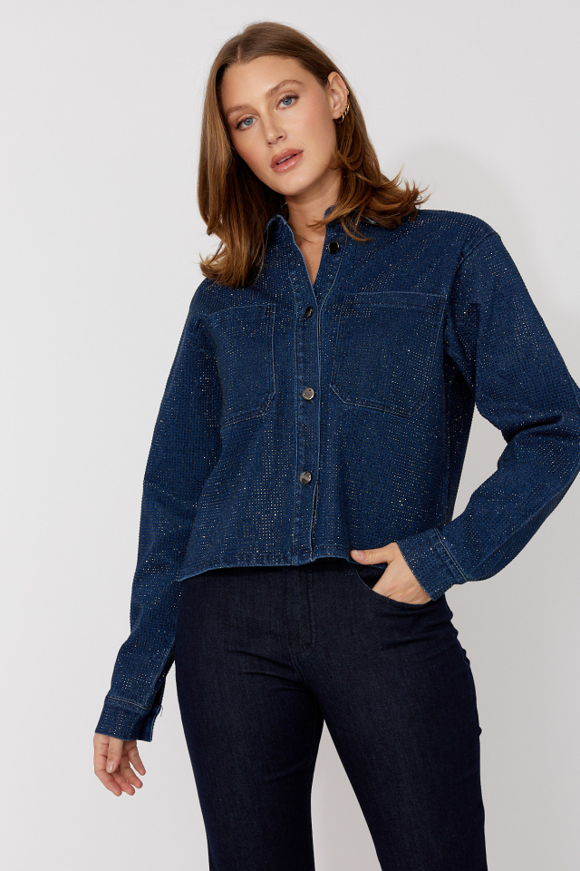 Veste en denim chic – FRANK LYMAN - 266509 - Frank Lyman