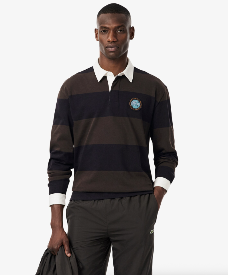Polo rugby relaxed fit rayé - LACOSTE - KH5916 - LACOSTE