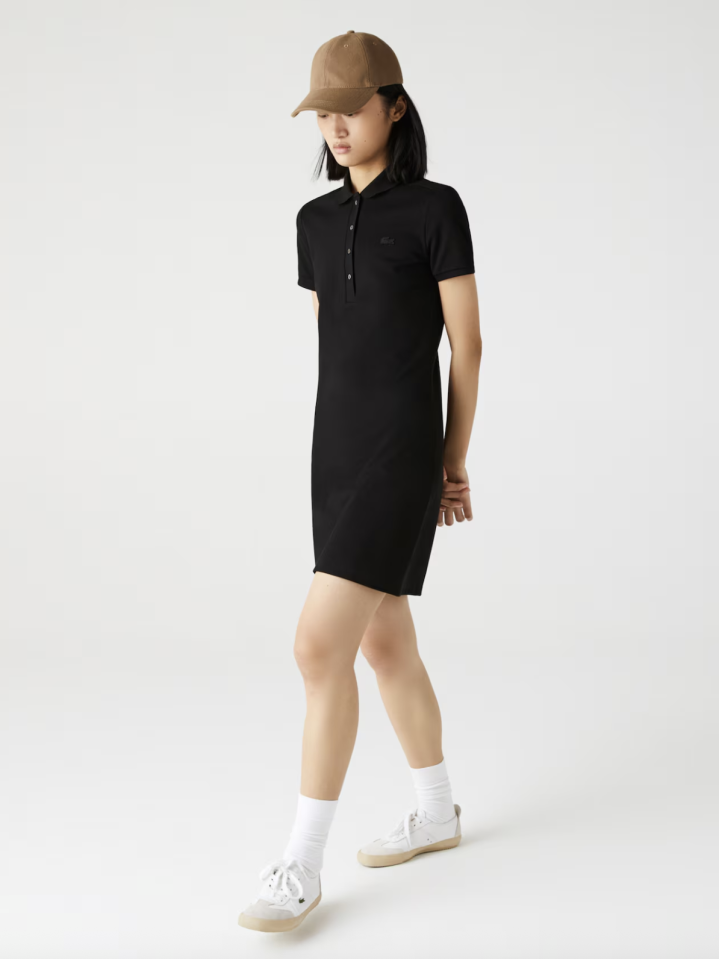 Robe polo en piqué de coton stretch - LACOSTE - EF5473 - LACOSTE