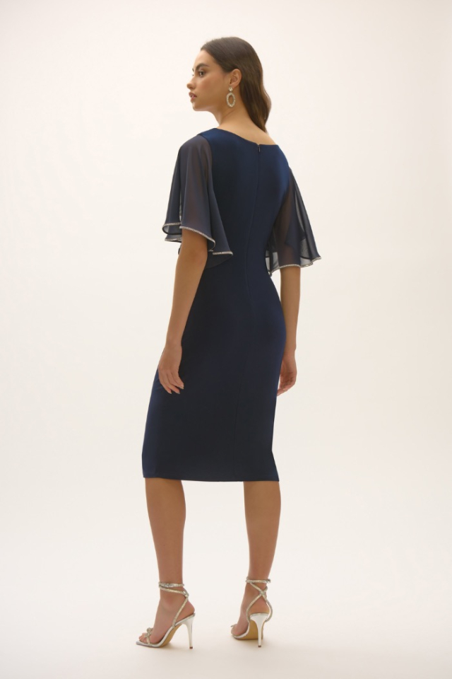 Robe élégante manche brillante - JOSEPH RIBKOFF