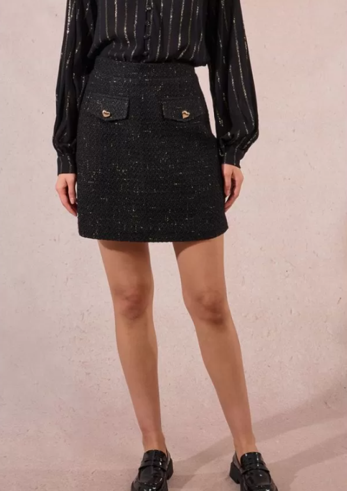 Mini-jupe en tweed - MOLLY BRACKEN - LA1752DH - Molly Bracken