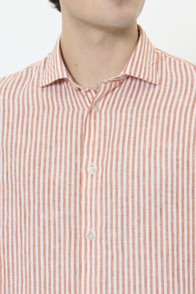 Chemise Marc en lin rayé – MATINIQUE