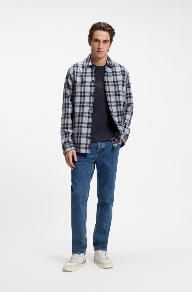 T-shirt en jersey de coton avec logo – HUGO BOSS