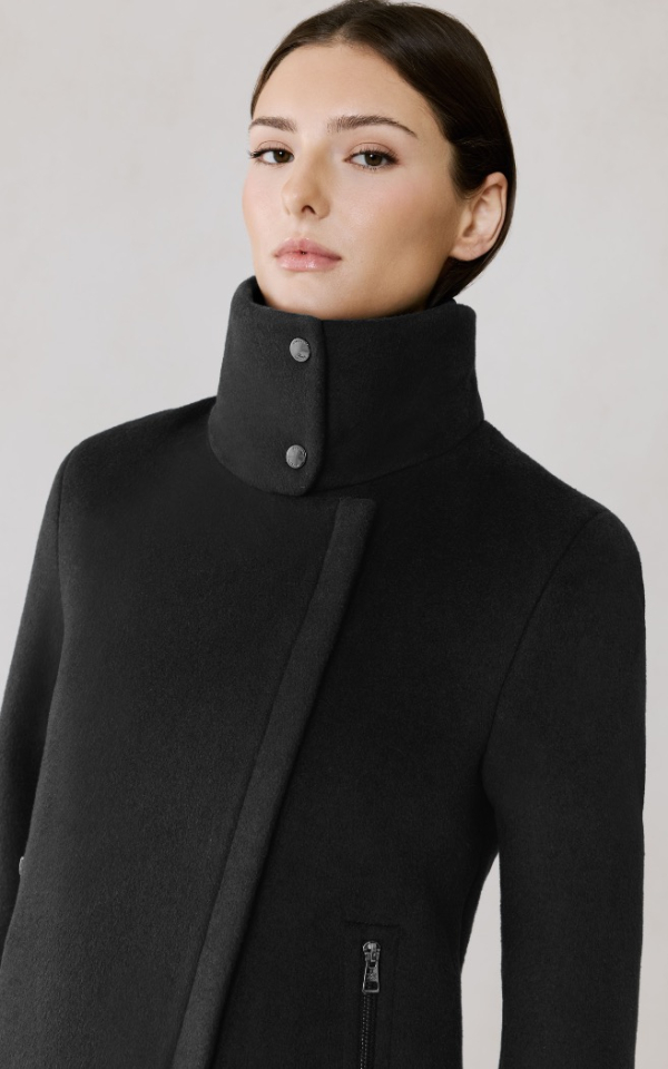  Manteau ABBI en laine avec plastron - SOIA & KIO