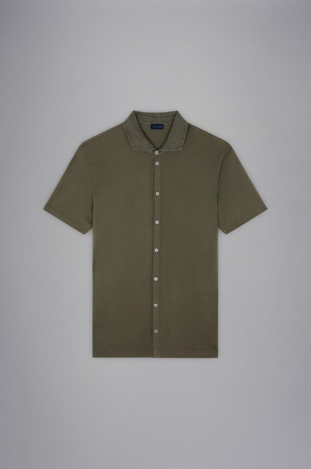 Chemise en coton piqué - PAUL & SHARK