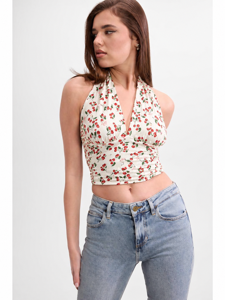 Top Marilyn col halter – GUESS - W6GP58K7983 - Guess