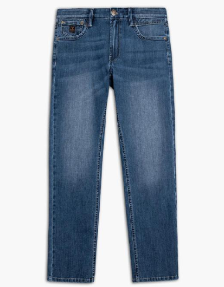 Jean David taille mi-basse coupe décontractée - BLACKBULL - 3126-7654-82 - Black bull