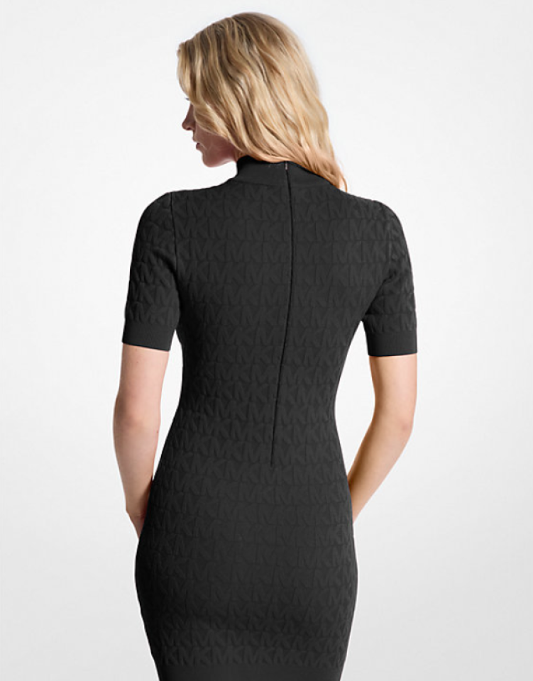 Robe à col montant en jacquard - MICHAEL KORS