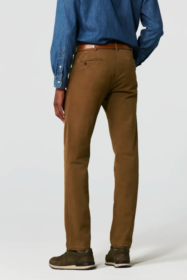 Pantalon de coton Dublin caramel 2-5604/47 - MEYER 