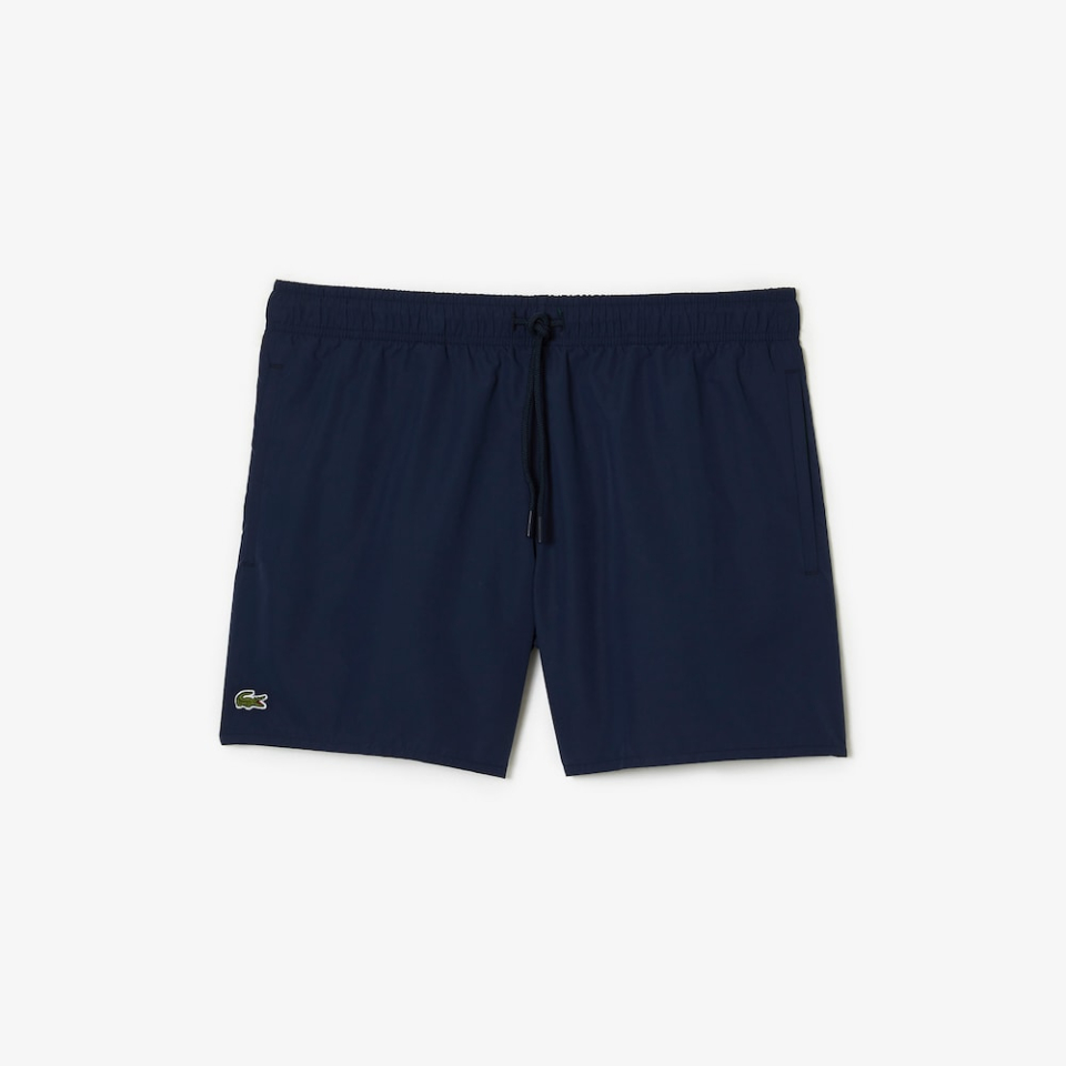 Short de bain uni à séchage rapide - LACOSTE