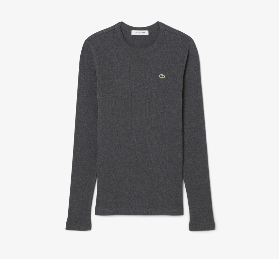 T-shirt slim fit coton côtelé - LACOSTE - TF1692 - LACOSTE