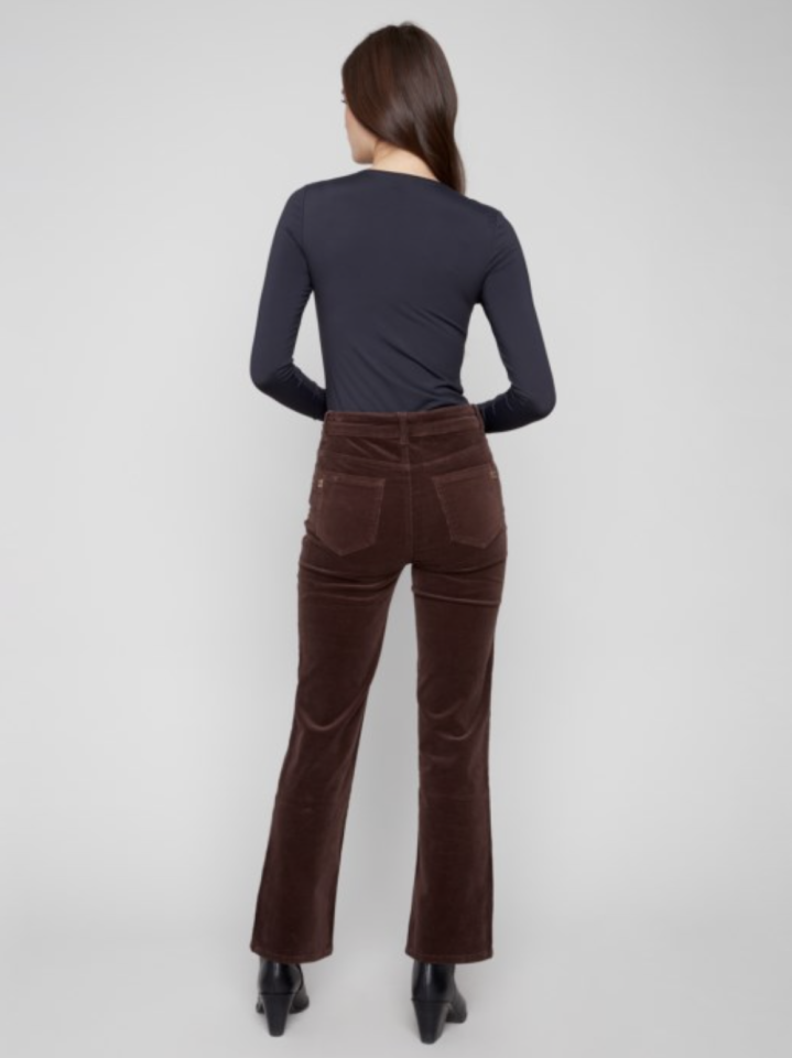 Pantalon coupe régulière en corduroy - CHARLIE B 