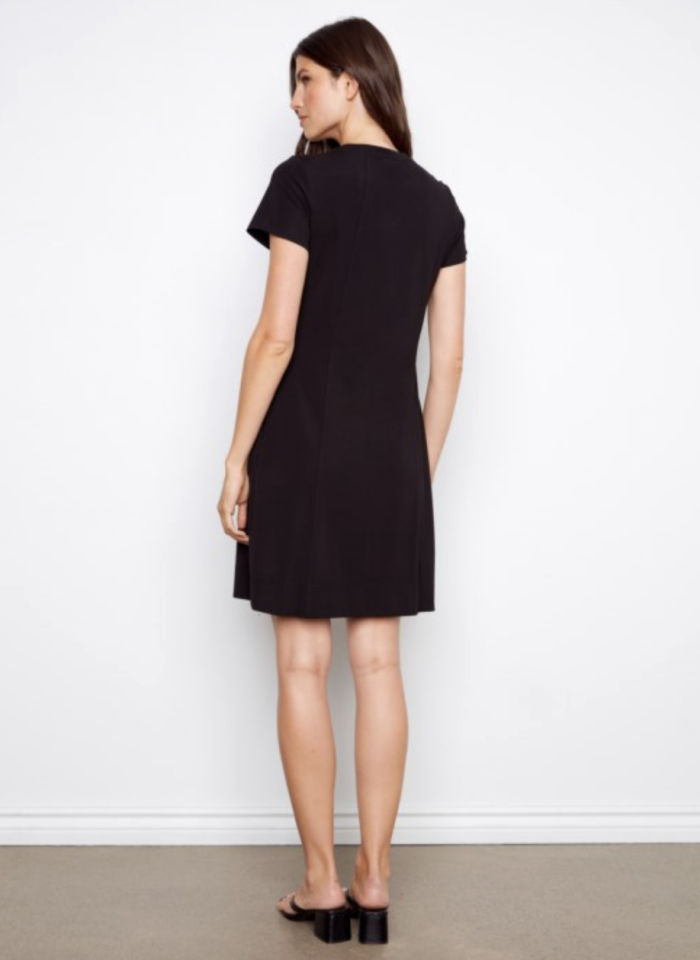 Robe en tricot interlock - CHARLIE B