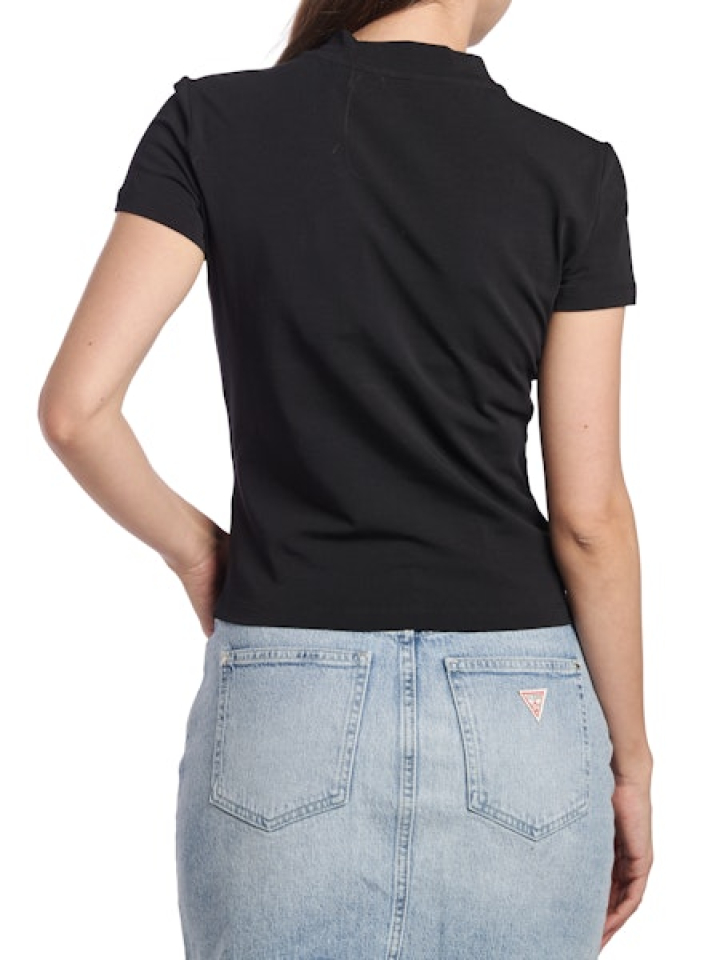 T-shirt col montant 4G – GUESS